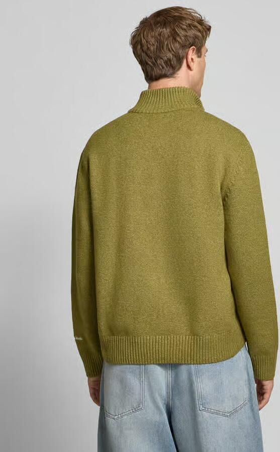 Jack & jones Gebreide pullover met ribboorden model 'NORREBRO''
