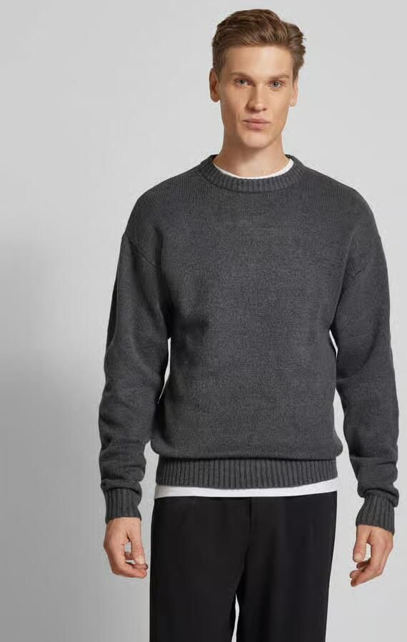 Jack & jones Gebreide pullover met ribboorden model 'OLLIE' - Foto 2