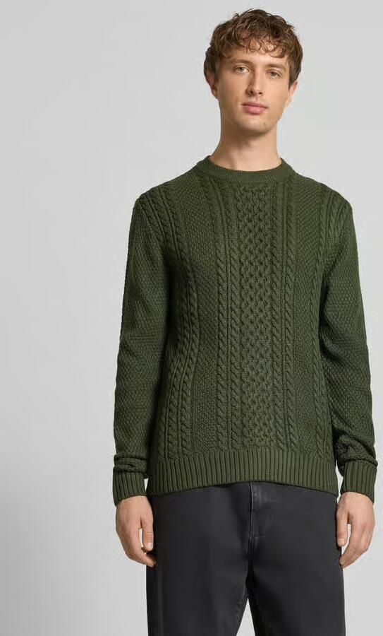 Jack & jones Gebreide pullover met ribboorden model 'PAUL' - Foto 2