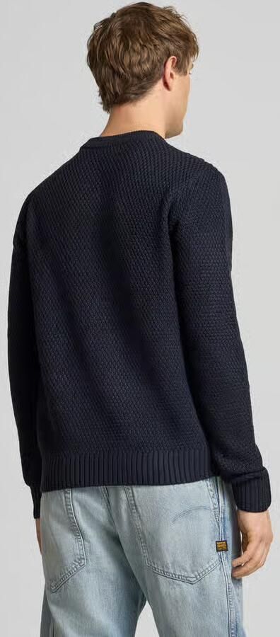 Jack & jones Gebreide pullover met ribboorden model 'PAUL'
