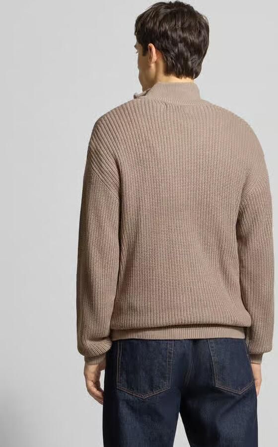 Jack & jones Gebreide pullover met ritssluiting model 'KAITO'