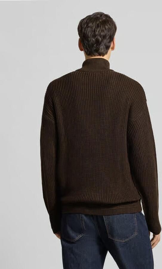 Jack & jones Gebreide pullover met ritssluiting model 'KAITO'