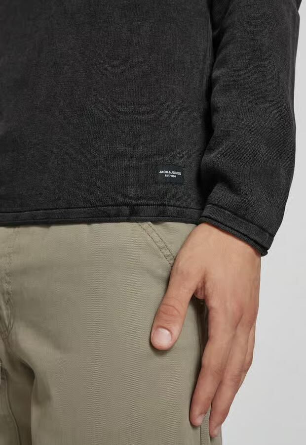 Jack & Jones Trui met ronde hals JJELEO van onderhoudsvriendelijke katoenkwaliteit - Foto 5