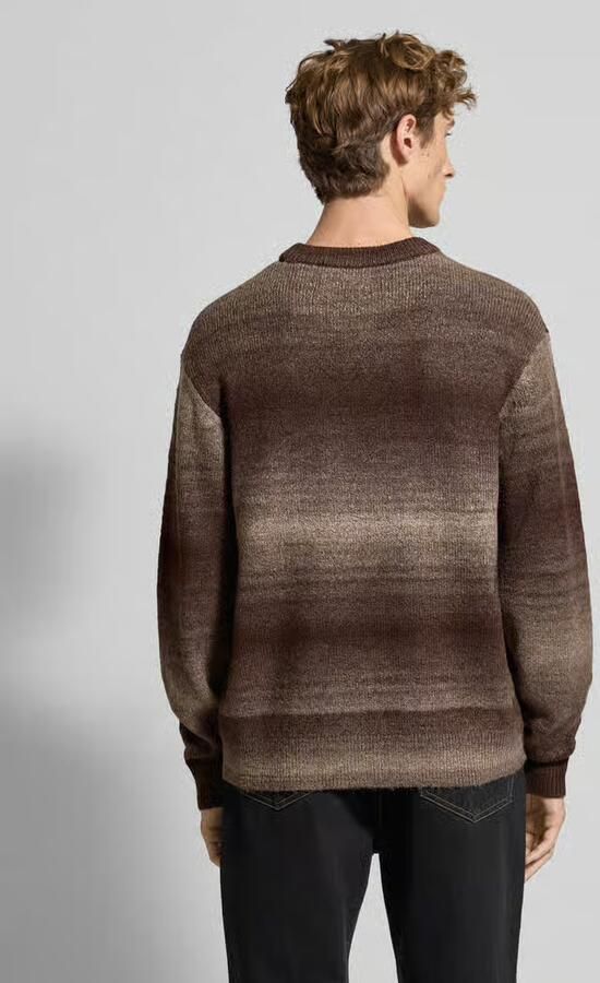 Jack & jones Gebreide pullover met ronde hals model 'JORMEADOWS'