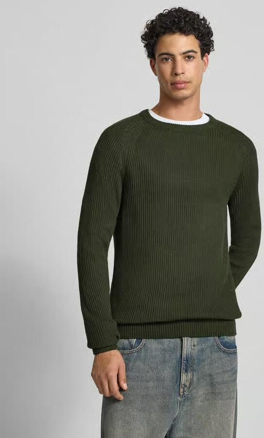 Jack & Jones Trui met ronde hals JJPANNEL KNIT CREW NECK AW25 - Foto 9