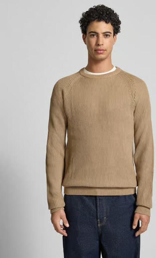 Jack & Jones Trui met ronde hals JJPANNEL KNIT CREW NECK AW25 - Foto 9