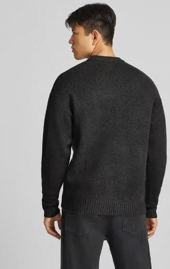 JACK & JONES ESSENTIALS regular fit gebreide trui met wol antraciet - Foto 3