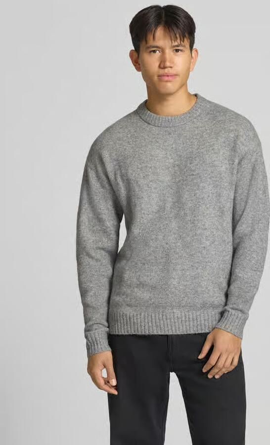 JACK & JONES ESSENTIALS regular fit gebreide trui met wol light grey - Foto 10