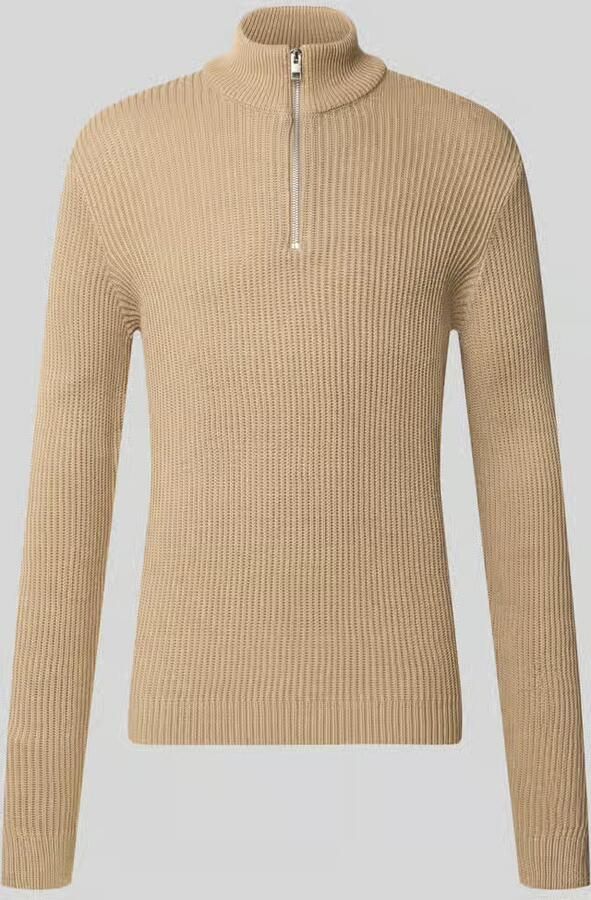 Jack & jones Gebreide pullover met schipperskraag model 'PANNEL'