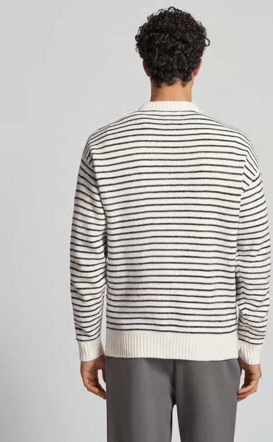 Jack & jones Gebreide pullover met streepmotief model 'SOHO OLLIE'