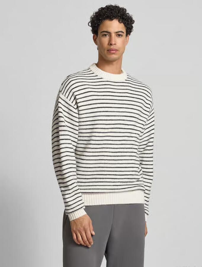Jack & jones Gebreide pullover met streepmotief model 'SOHO OLLIE' - Foto 2