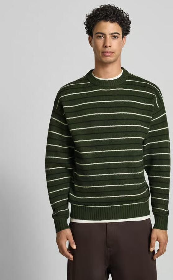 Jack & jones Gebreide pullover met streepmotief model 'SOHO OLLIE' - Foto 2