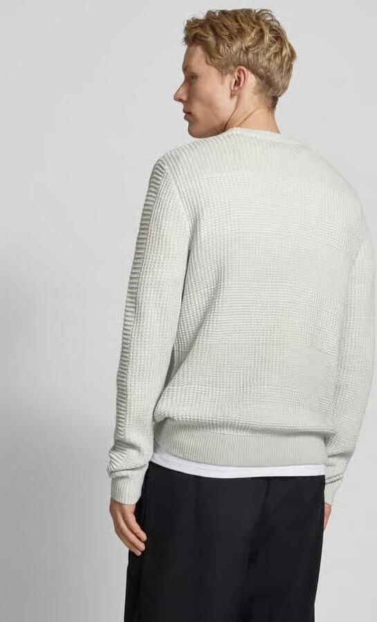 Jack & jones Gebreide pullover met structuurmotief model 'HUGO'
