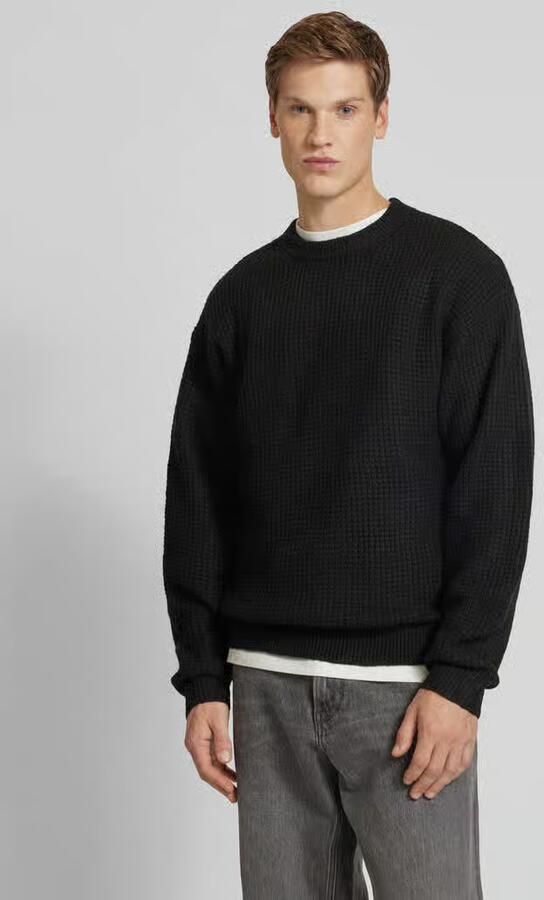 Jack & jones Gebreide pullover met structuurmotief model 'OLLIE' - Foto 4