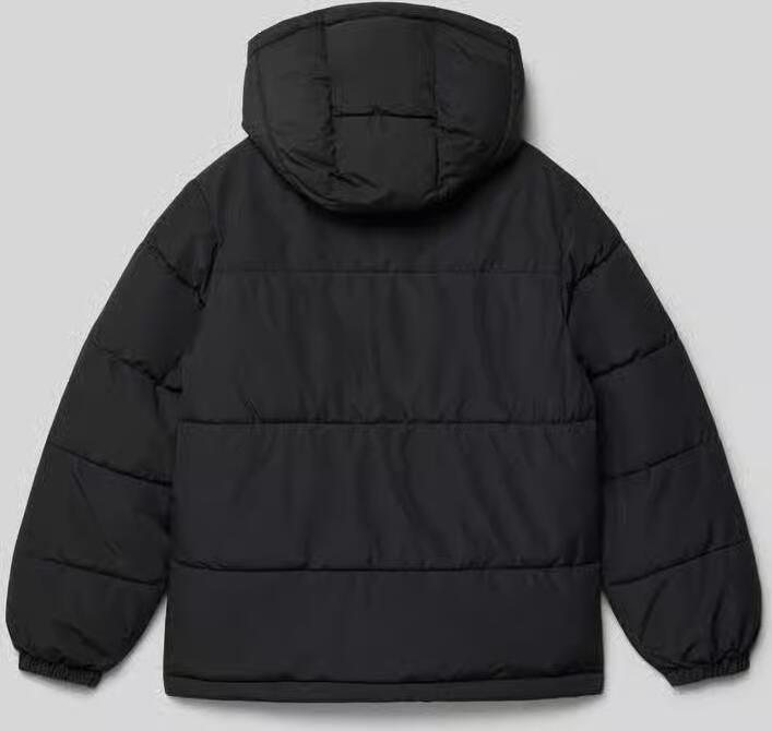 Jack & jones JUNIOR gewatteerde winterjas zwart Jongens Polyester Capuchon 128 - Foto 5