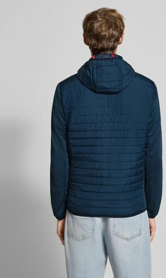 Jack & Jones Gewatteerde jas JJEMULTI met capuchon en voering effen modieus regular fit polyester - Foto 8