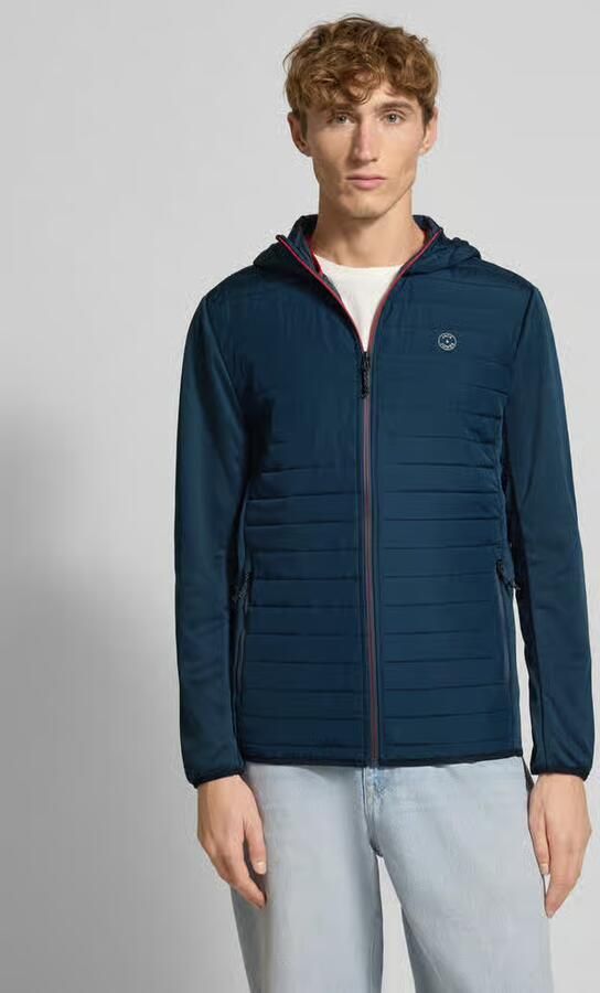 Jack & Jones Gewatteerde jas JJEMULTI met capuchon en voering effen modieus regular fit polyester - Foto 9