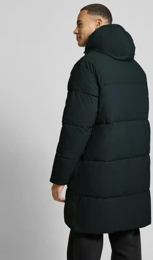 Jack & jones Gewatteerde lange jas met capuchon model 'VESTERBRO'