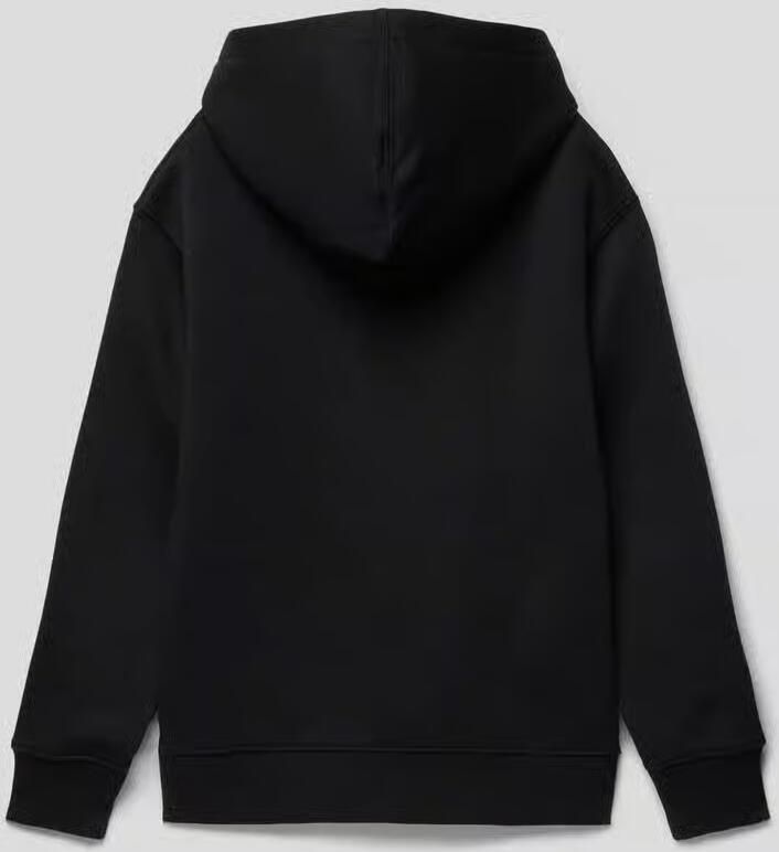 Jack & jones JUNIOR hoodie JJESTAR met logo zwart Sweater Logo 140 - Foto 3
