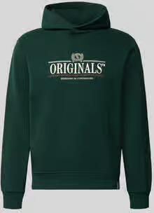 Jack & jones Hoodie met labelprint model 'FREDERIKSBERG'