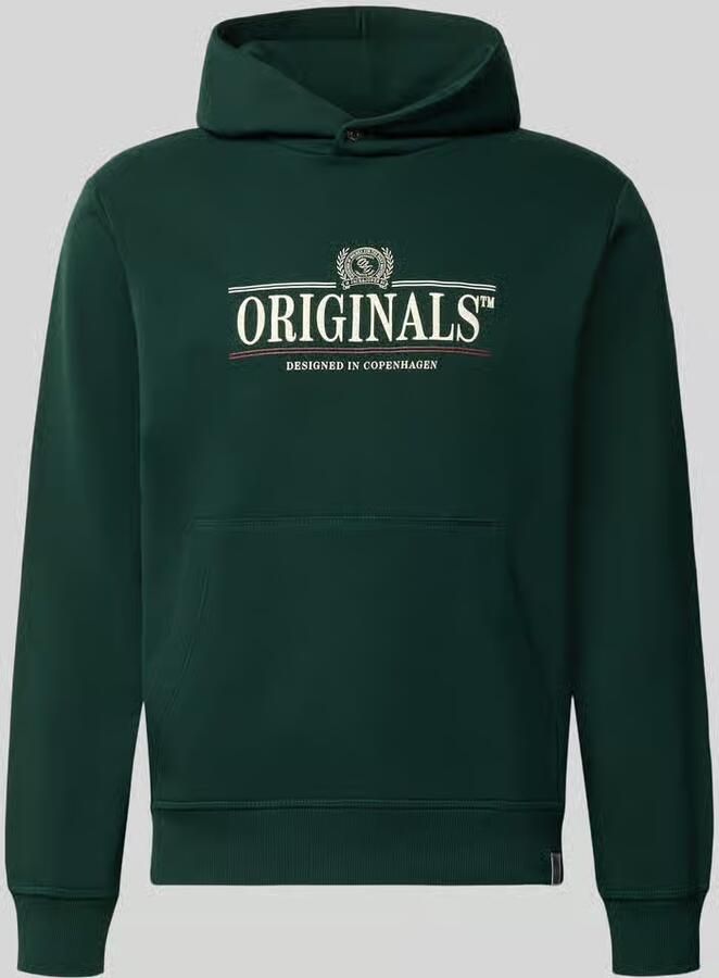 Jack & jones Hoodie met labelprint model 'FREDERIKSBERG'