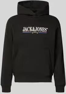 Jack & jones Hoodie met labelprint model 'FREDERIKSBERG'