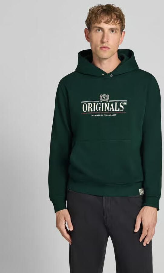 Jack & jones Hoodie met labelprint model 'FREDERIKSBERG' - Foto 3