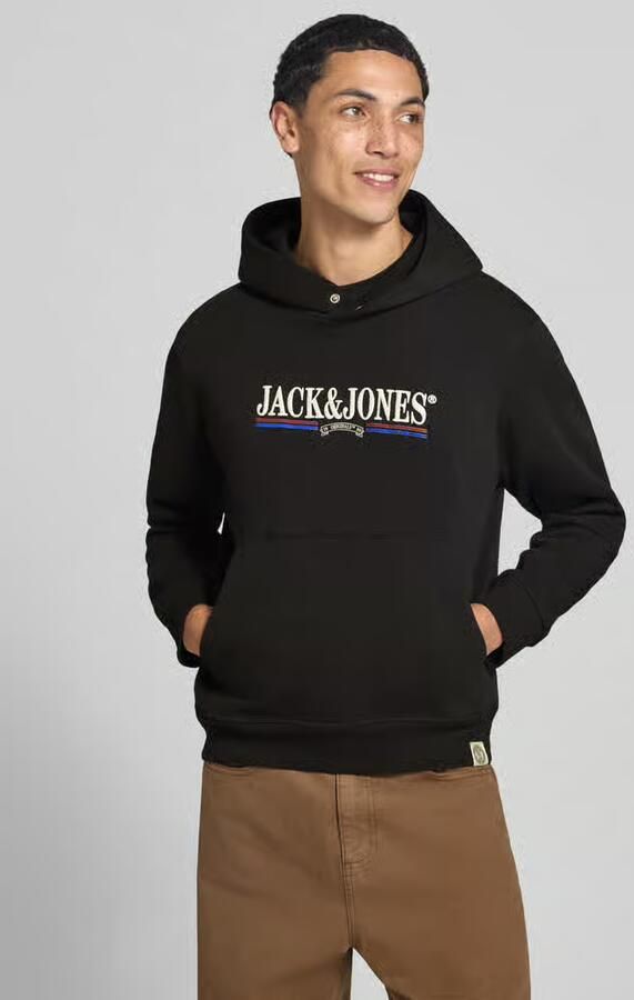Jack & jones Hoodie met labelprint model 'FREDERIKSBERG' - Foto 2