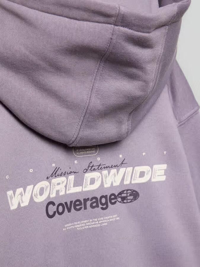 Jack & jones HOODIE van Katoenmix Model 'COMINERAL' - Foto 2