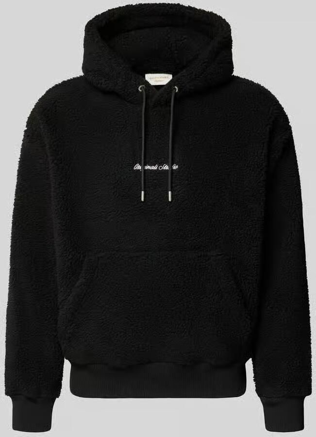 Jack & jones Hoodie van teddybont met labelstitching