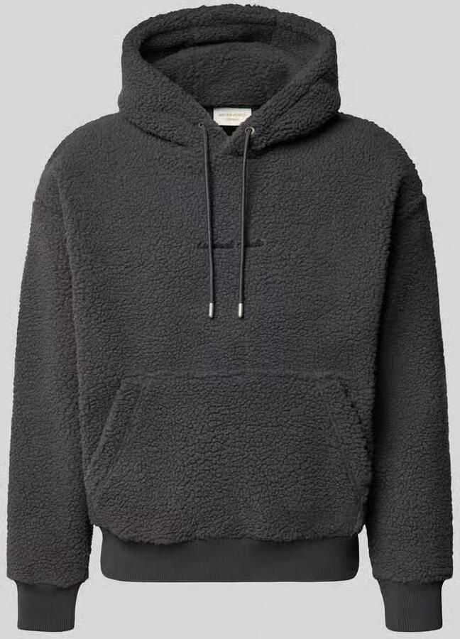 Jack & jones Hoodie van teddybont met labelstitching