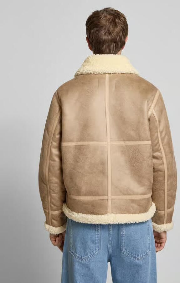 Jack & jones Jack in leerlook model 'AVIATOR'