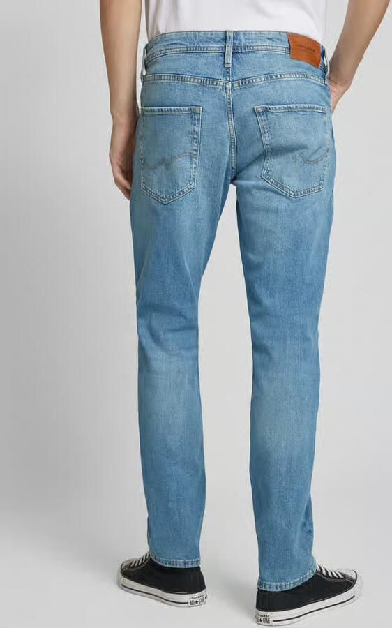JACK & JONES JEANS INTELLIGENCE tapered fit jeans JJIMIKE JJORIGINAL blue denim - Foto 9