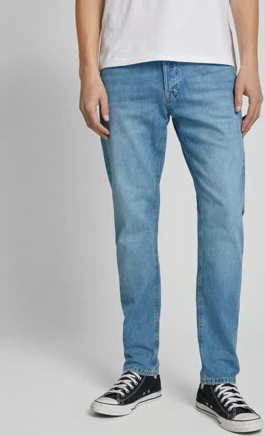 JACK & JONES JEANS INTELLIGENCE tapered fit jeans JJIMIKE JJORIGINAL blue denim - Foto 10