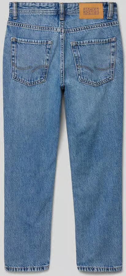 Jack & jones JUNIOR regular fit jeans JJICLARK JJORIGINAL blue denim Blauw Jongens Katoen 146 - Foto 4