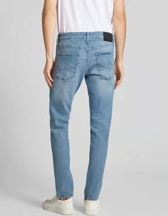 JACK & JONES JEANS INTELLIGENCE JJIGLENN JJICON slim fit jeans blue denim