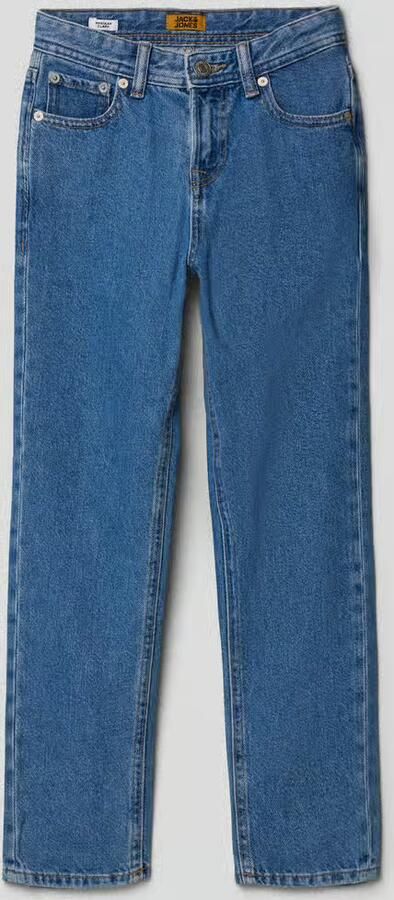 Jack & jones JUNIOR regular fit jeans JJICLARK JJORIGINAL blue denim Blauw 146 - Foto 3
