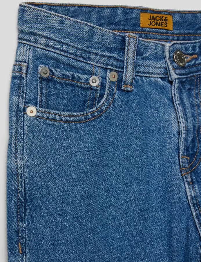 Jack & jones JUNIOR regular fit jeans JJICLARK JJORIGINAL blue denim Blauw 146 - Foto 4