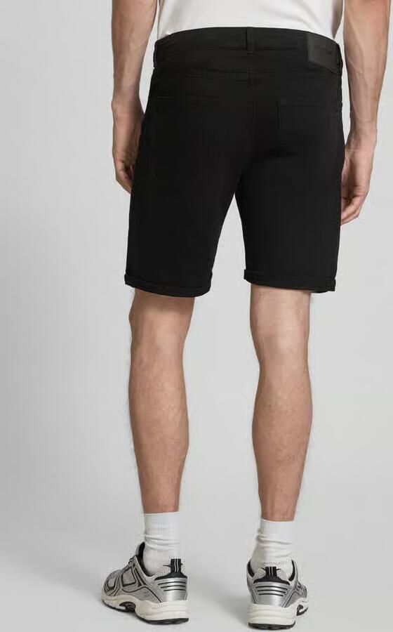 Jack & jones Jeansshorts met omslag en steekzakken model 'RICK ALLEN'