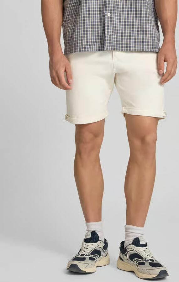 Jack & jones Jeansshorts met omslag en steekzakken model 'RICK ALLEN' - Foto 3