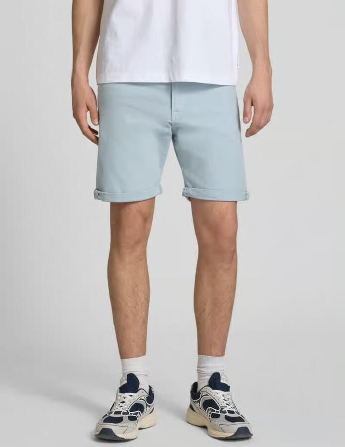 Jack & jones Jeansshorts met omslag en steekzakken model 'RICK ALLEN' - Foto 4