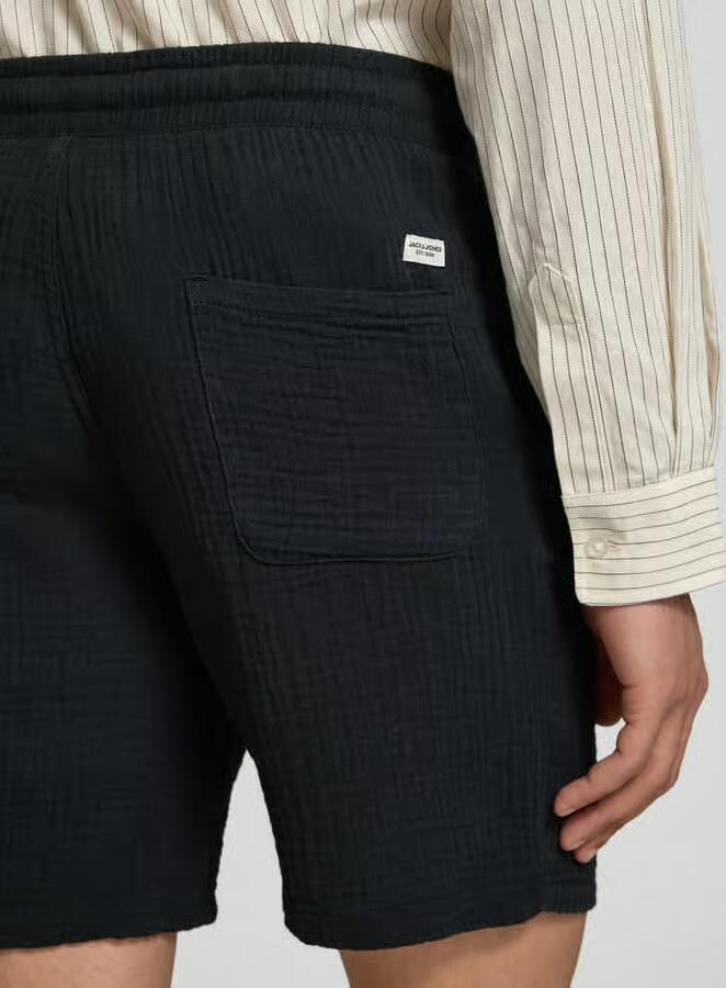 Jack & jones Korte regular fit broek met elastische band model 'JAIDEN'