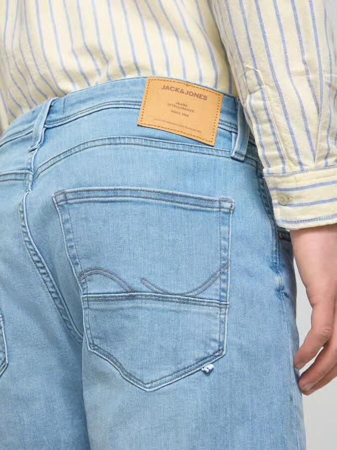JACK & JONES JEANS INTELLIGENCE JJIRICK JJFOX denim regular short blue denim - Foto 5