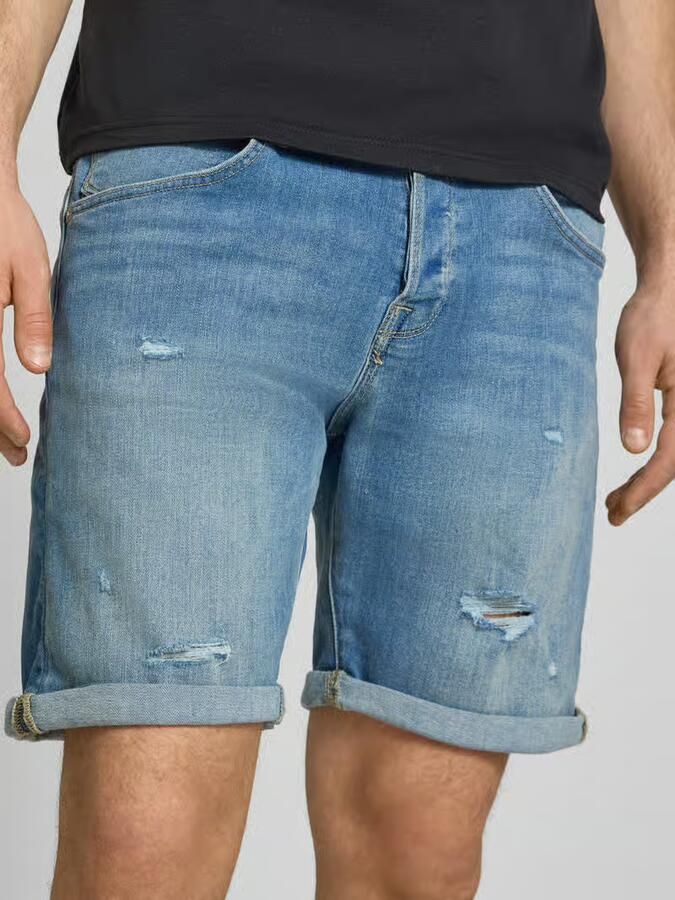 JACK & JONES JEANS INTELLIGENCE JJIRICK JJFOX denim regular short blue denim - Foto 4