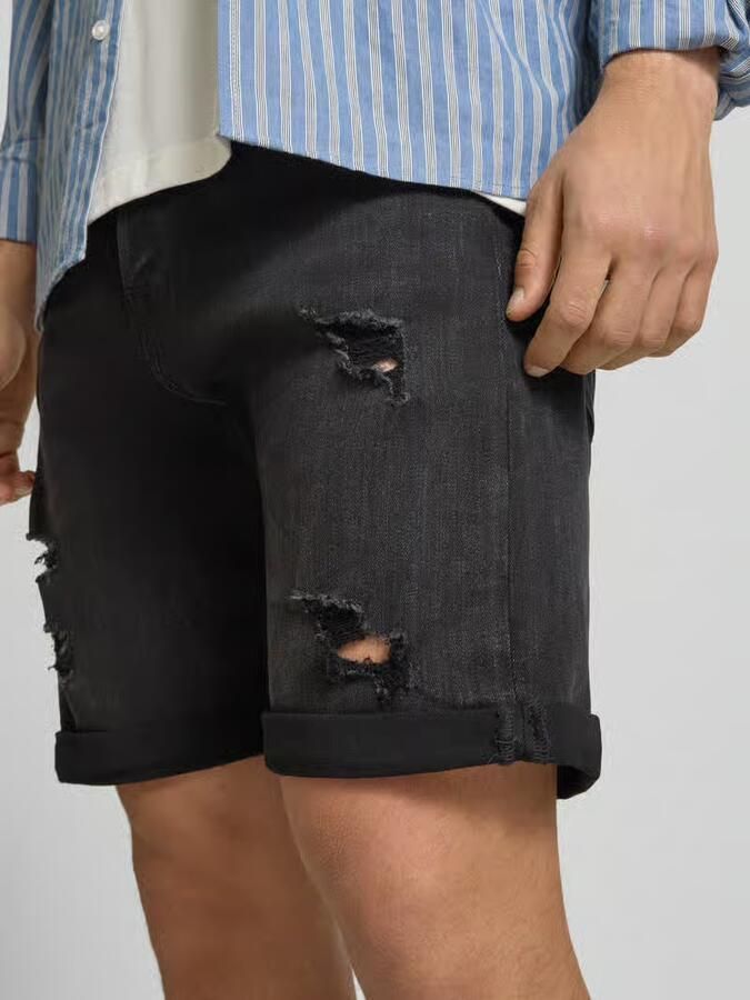 JACK & JONES JEANS INTELLIGENCE JJIRICK JJFOX denim regular short black denim - Foto 9