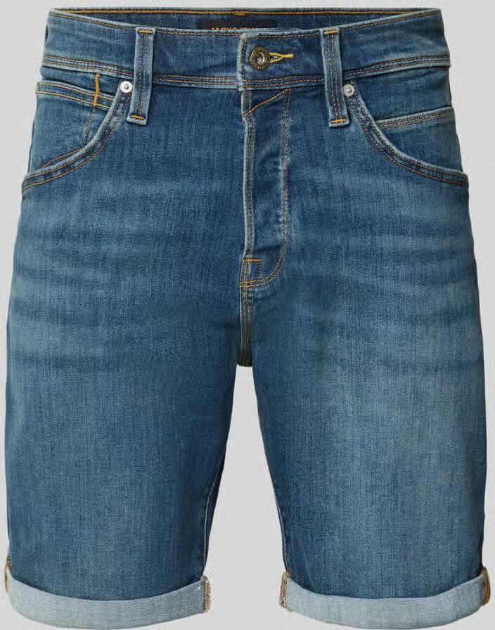 JACK & JONES JEANS INTELLIGENCE JJIRICK JJFOX denim regular short blue denim - Foto 5