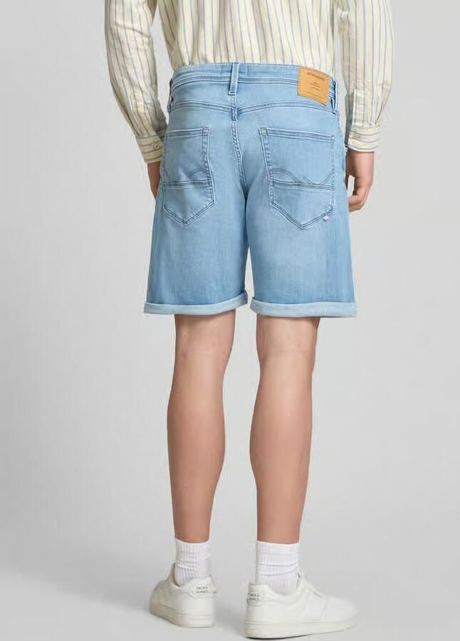 JACK & JONES JEANS INTELLIGENCE JJIRICK JJFOX denim regular short blue denim - Foto 7