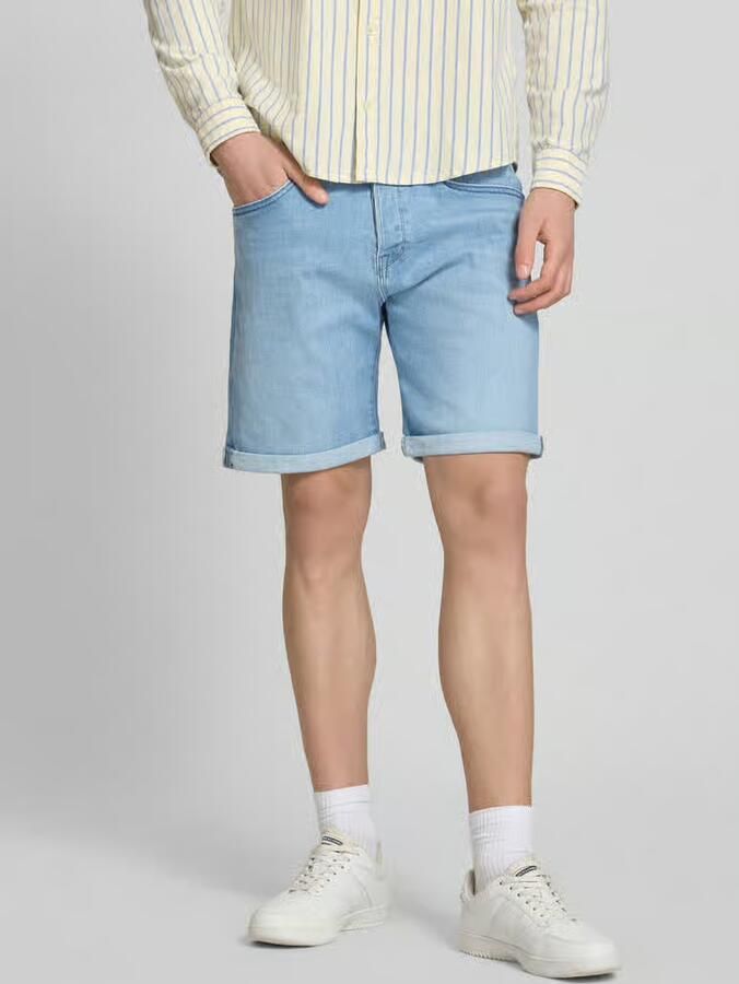 JACK & JONES JEANS INTELLIGENCE JJIRICK JJFOX denim regular short blue denim - Foto 6