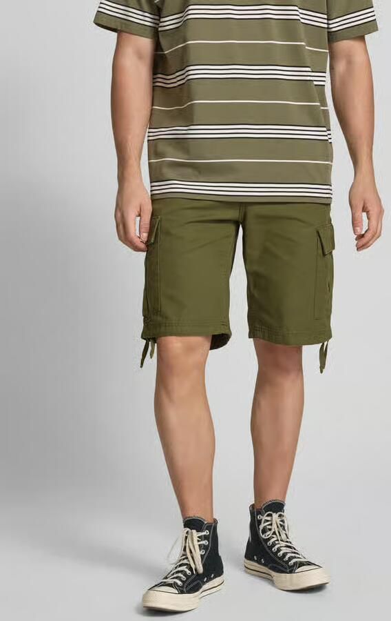 Jack & jones Korte regular fit cargobroek met riemlussen model 'COLE BARKLEY' - Foto 3