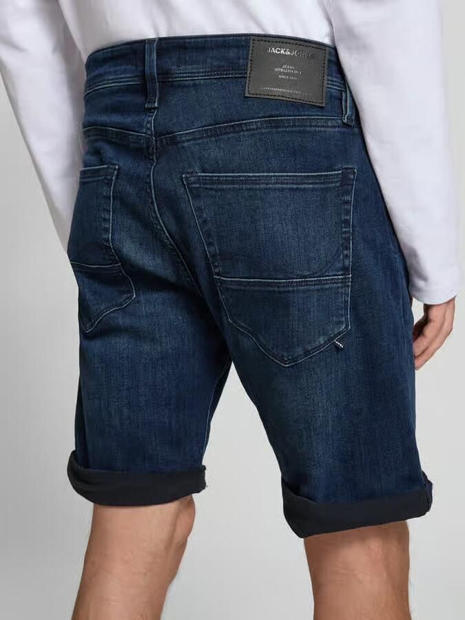 JACK & JONES JEANS INTELLIGENCE JJIRICK JJFOX denim regular short dark blue denim - Foto 8